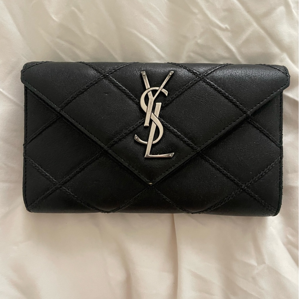 Black Saint Laurent wallet - limited edition!